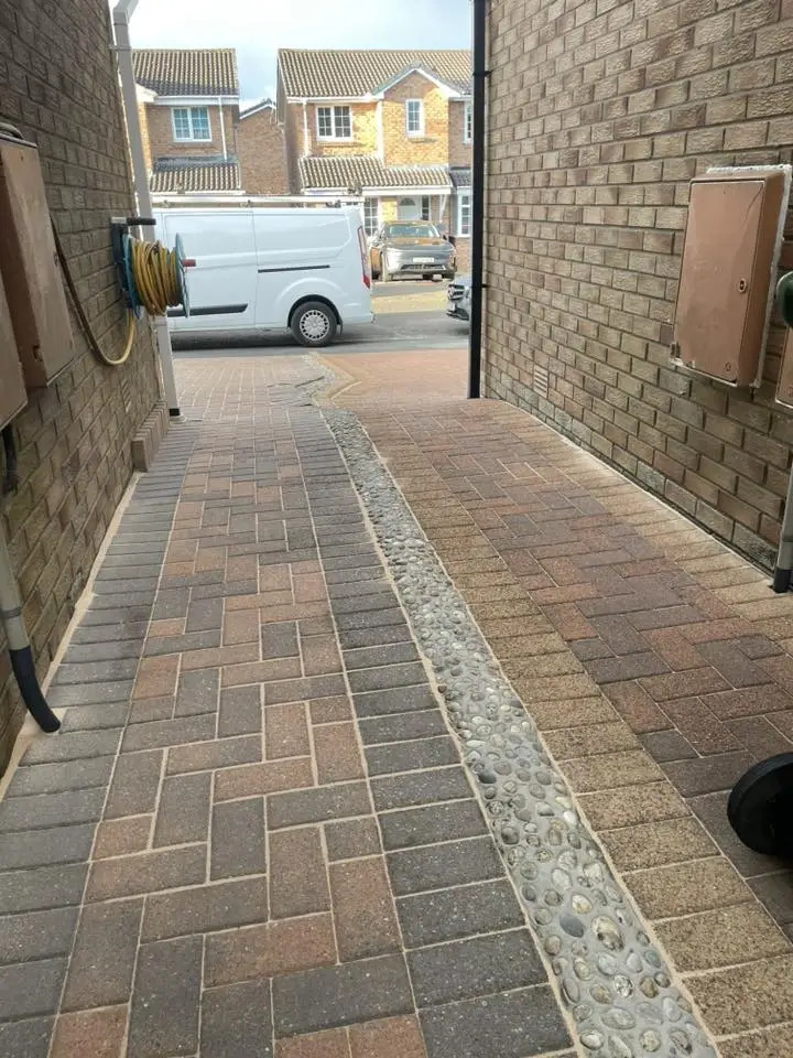 Narrow Alley Path — after cleaning