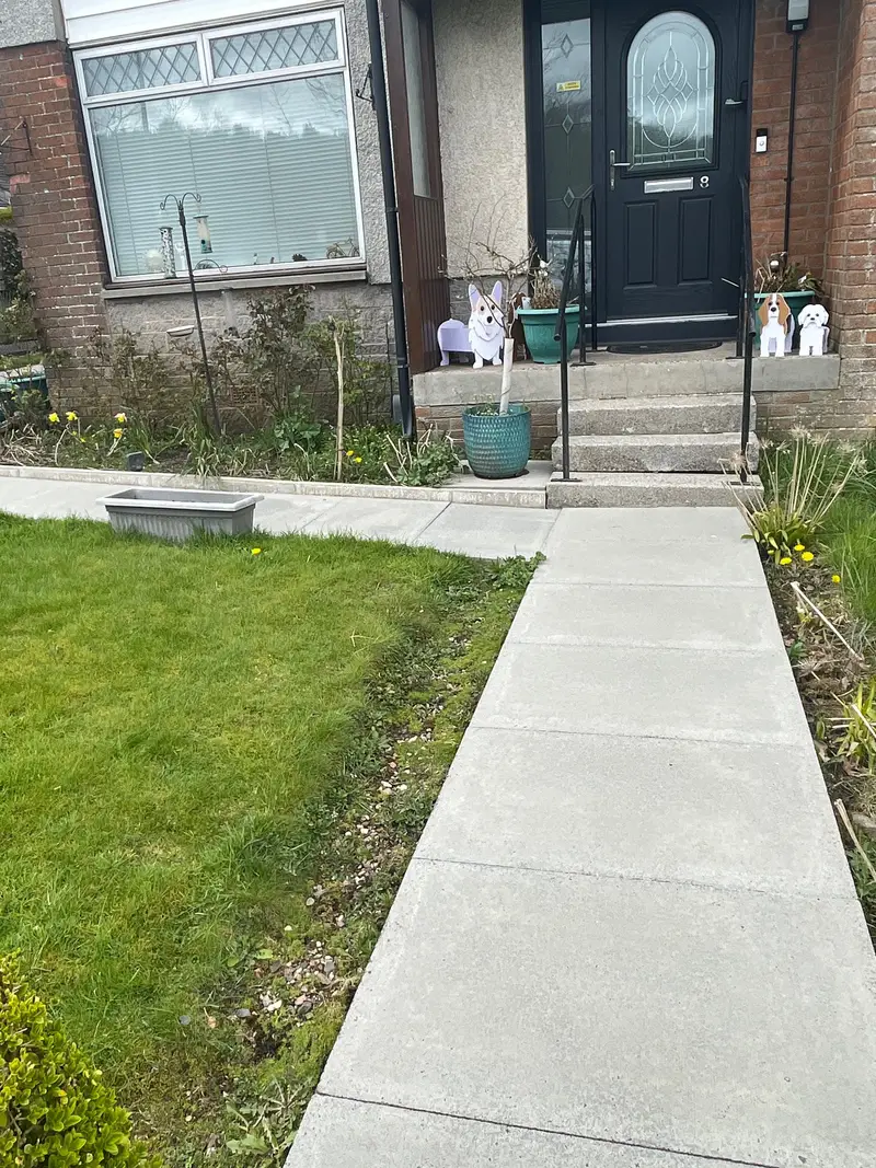 Concrete Front Path